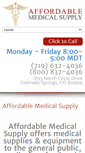 Mobile Screenshot of affordablemedmart.com